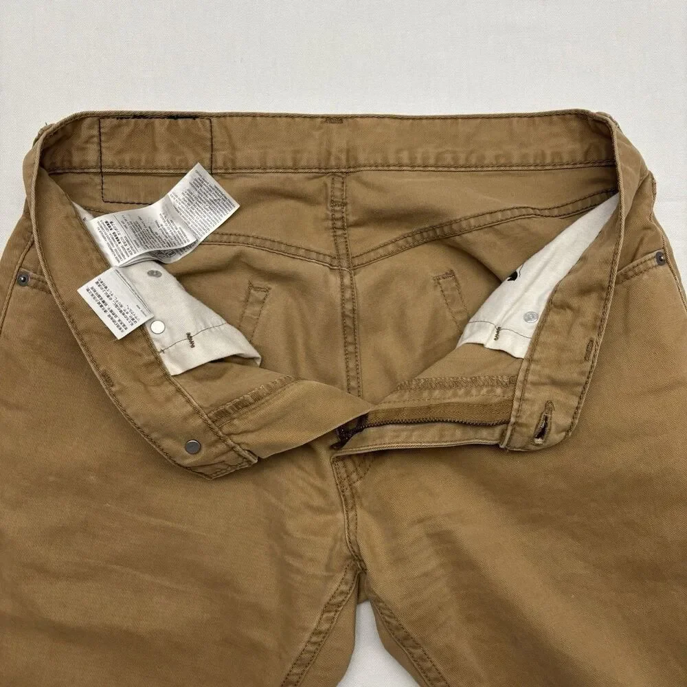 Levi’s 514 Straight Fit 32x30 Brown Stretch Jeans Mens Classic Mid Rise Casual
